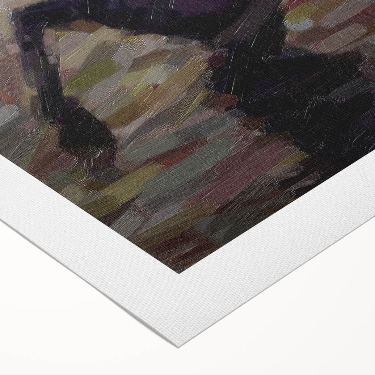 Vintage New Yorker Poster – Abstract Runner's Shadow Art Print