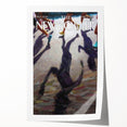 Vintage New Yorker Poster – Abstract Runner's Shadow Art Print