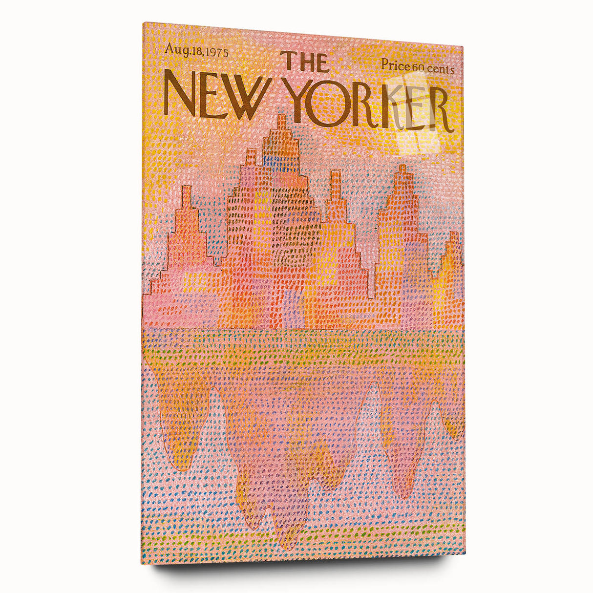 Vintage New Yorker Poster – Abstract Cityscape Art Print
