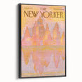 Vintage New Yorker Poster – Abstract Cityscape Art Print