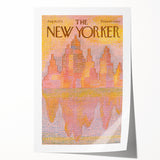 Vintage New Yorker Poster – Abstract Cityscape Art Print