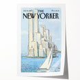 New Yorker Magazine Cover Art - Twin Towers Vintage Poster