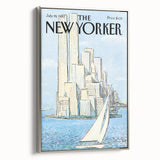 New Yorker Magazine Cover Art - Twin Towers Vintage Poster