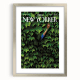 Vintage New Yorker Poster – Hidden Hand in Ivy Art Print