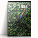 Vintage New Yorker Poster – Hidden Hand in Ivy Art Print