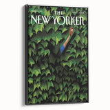Vintage New Yorker Poster – Hidden Hand in Ivy Art Print