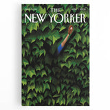 Vintage New Yorker Poster – Hidden Hand in Ivy Art Print
