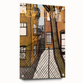 Vintage New Yorker Poster – Urban Fire Escape Alley Art Print