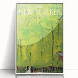 Vintage New Yorker Poster - Wedding Celebration in the Park