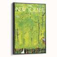 Vintage New Yorker Poster - Wedding Celebration in the Park