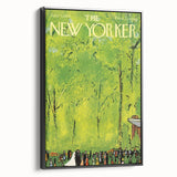 Vintage New Yorker Poster - Wedding Celebration in the Park