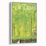 Vintage New Yorker Poster - Wedding Celebration in the Park
