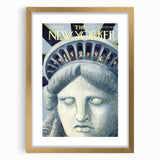 New Yorker Magazine Cover Art - Statue of Liberty Vintage Poster