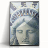 New Yorker Magazine Cover Art - Statue of Liberty Vintage Poster