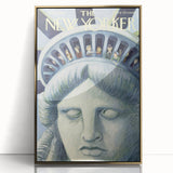 New Yorker Magazine Cover Art - Statue of Liberty Vintage Poster