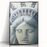 New Yorker Magazine Cover Art - Statue of Liberty Vintage Poster