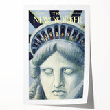 New Yorker Magazine Cover Art - Statue of Liberty Vintage Poster