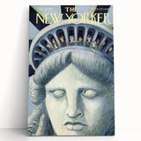 New Yorker Magazine Cover Art - Statue of Liberty Vintage Poster
