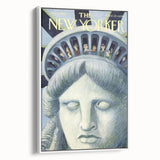New Yorker Magazine Cover Art - Statue of Liberty Vintage Poster