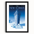 New Yorker Poster - 2015 Flatiron Building in Snow Art Print