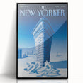 New Yorker Poster - 2015 Flatiron Building in Snow Art Print