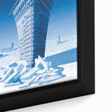 New Yorker Poster - 2015 Flatiron Building in Snow Art Print
