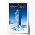 New Yorker Poster - 2015 Flatiron Building in Snow Art Print
