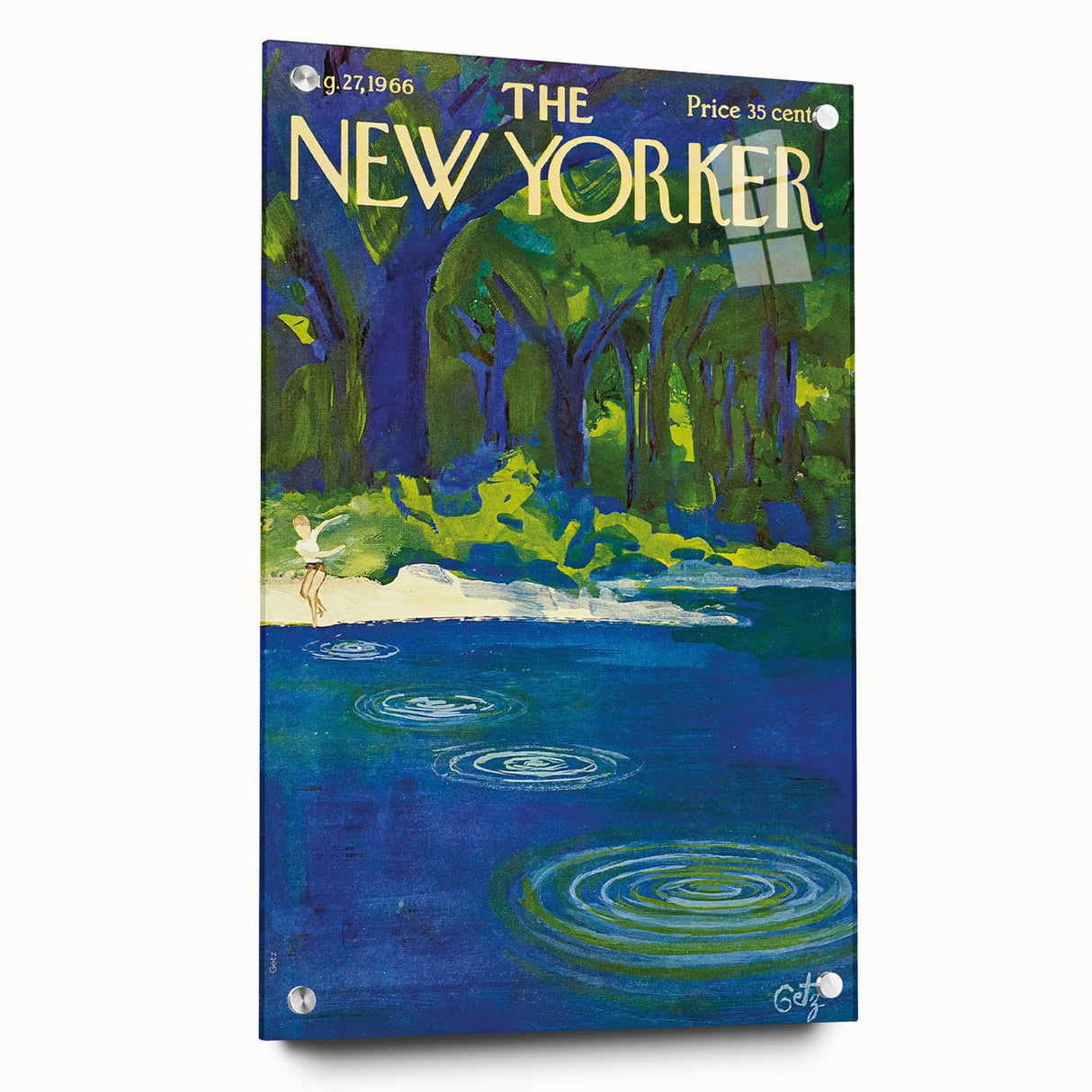 Vintage New Yorker Poster – August 1966 Cover Art
