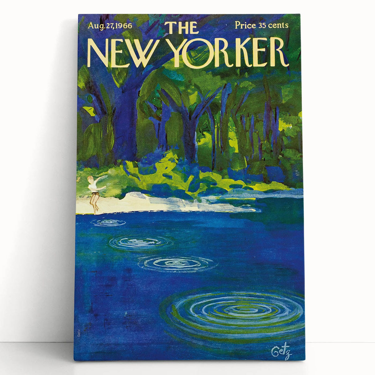 Vintage New Yorker Poster – August 1966 Cover Art
