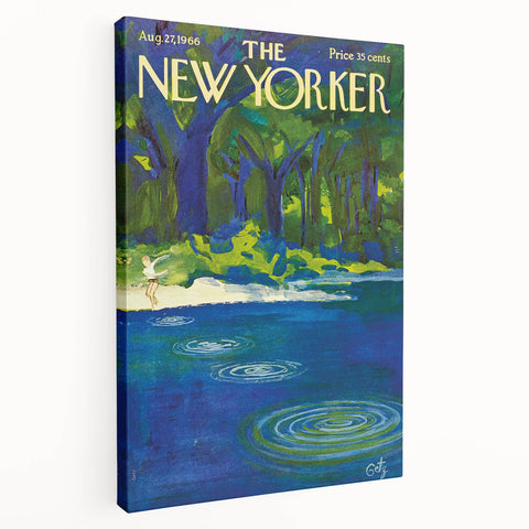 Vintage New Yorker Poster – August 1966 Cover Art