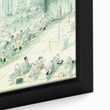New Yorker Magazine Cover Art - City Life Waiting Vintage Poster