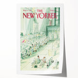 New Yorker Magazine Cover Art - City Life Waiting Vintage Poster