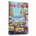 New Yorker Magazine Cover Art - Welcome Back Dodgers City Scene Poster