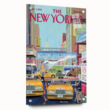 New Yorker Magazine Cover Art - Welcome Back Dodgers City Scene Poster