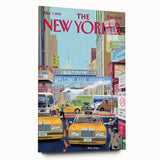 New Yorker Magazine Cover Art - Welcome Back Dodgers City Scene Poster