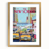 New Yorker Magazine Cover Art - Welcome Back Dodgers City Scene Poster