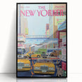 New Yorker Magazine Cover Art - Welcome Back Dodgers City Scene Poster