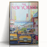 New Yorker Magazine Cover Art - Welcome Back Dodgers City Scene Poster