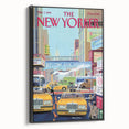 New Yorker Magazine Cover Art - Welcome Back Dodgers City Scene Poster