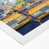 New Yorker Magazine Cover Art - Welcome Back Dodgers City Scene Poster