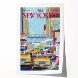 New Yorker Magazine Cover Art - Welcome Back Dodgers City Scene Poster