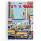 New Yorker Magazine Cover Art - Welcome Back Dodgers City Scene Poster