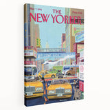 New Yorker Magazine Cover Art - Welcome Back Dodgers City Scene Poster