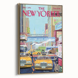 New Yorker Magazine Cover Art - Welcome Back Dodgers City Scene Poster
