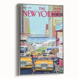 New Yorker Magazine Cover Art - Welcome Back Dodgers City Scene Poster