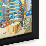 New Yorker Magazine Cover Art - City Life Rental Scene Poster