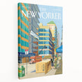 New Yorker Magazine Cover Art - City Life Rental Scene Poster