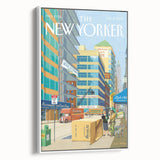 New Yorker Magazine Cover Art - City Life Rental Scene Poster