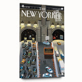 New Yorker Magazine Cover Art - Tunnel Traffic Delays Vintage Poster