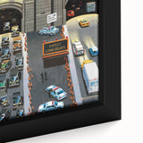 New Yorker Magazine Cover Art - Tunnel Traffic Delays Vintage Poster